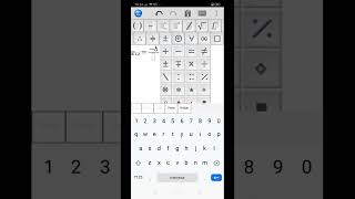 Menulis rumus matematika menggunakan mathmagic lite di hp android screenshot 2