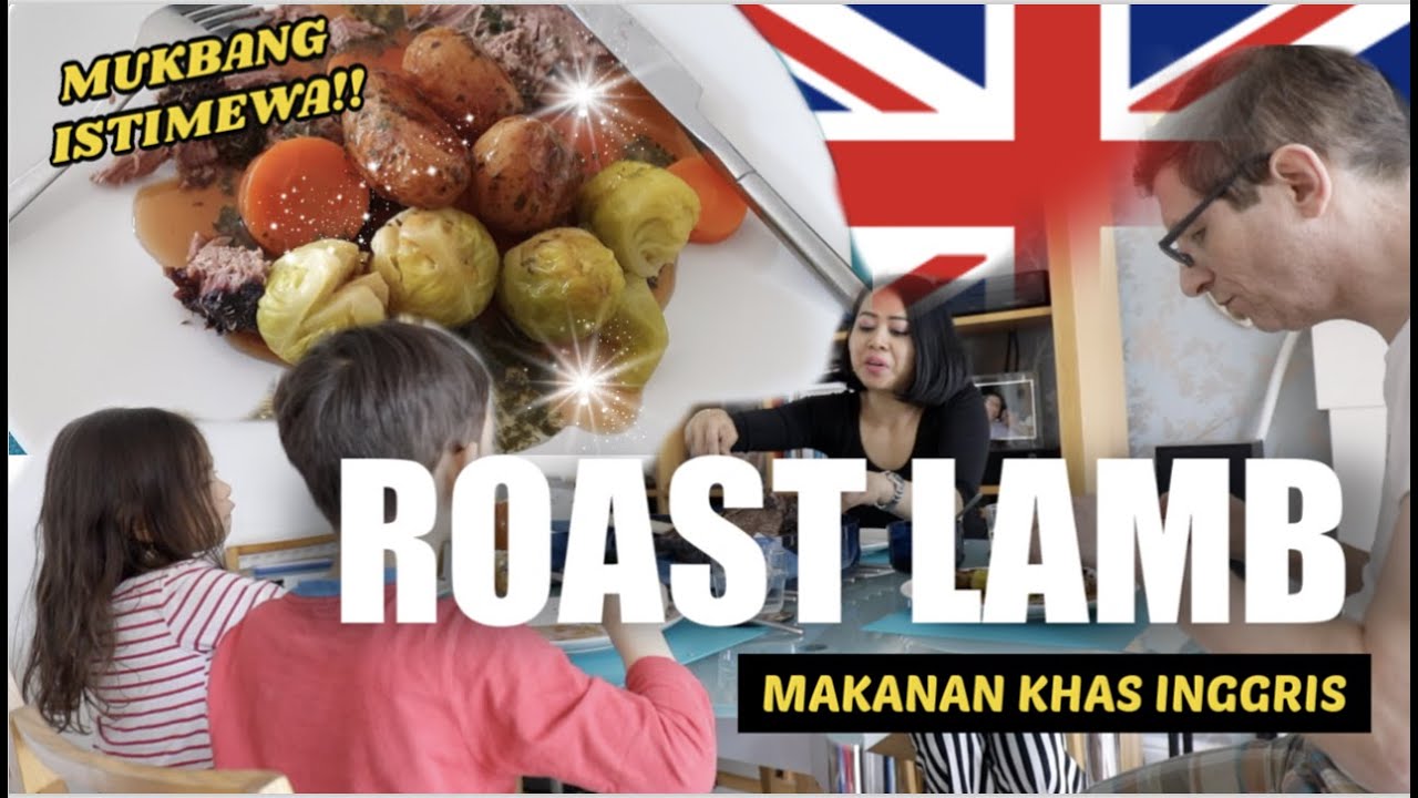 RESEP GAMPANG MASAK ROAST LAMB // MAKANAN KHAS INGGRIS YANG PALING