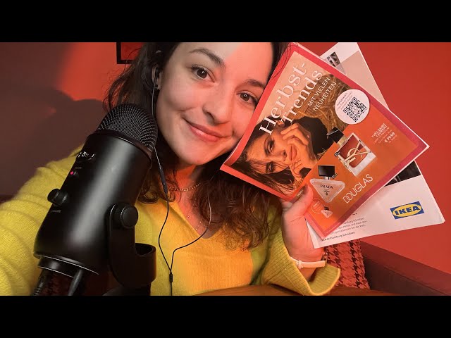 Türkçe ASMR | IKEA ve Douglas Dergilerini İncelemeli Sohbet & Sakız 🥰