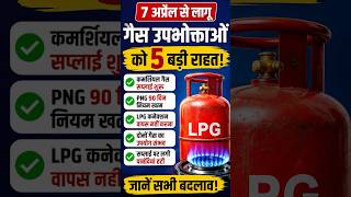 Gas Cylinder पर सरकार का बड़ा फैसला | LPG गैस वालों के लिए बड़ी खुशखबरी #gas #gascylinder #lpg #news