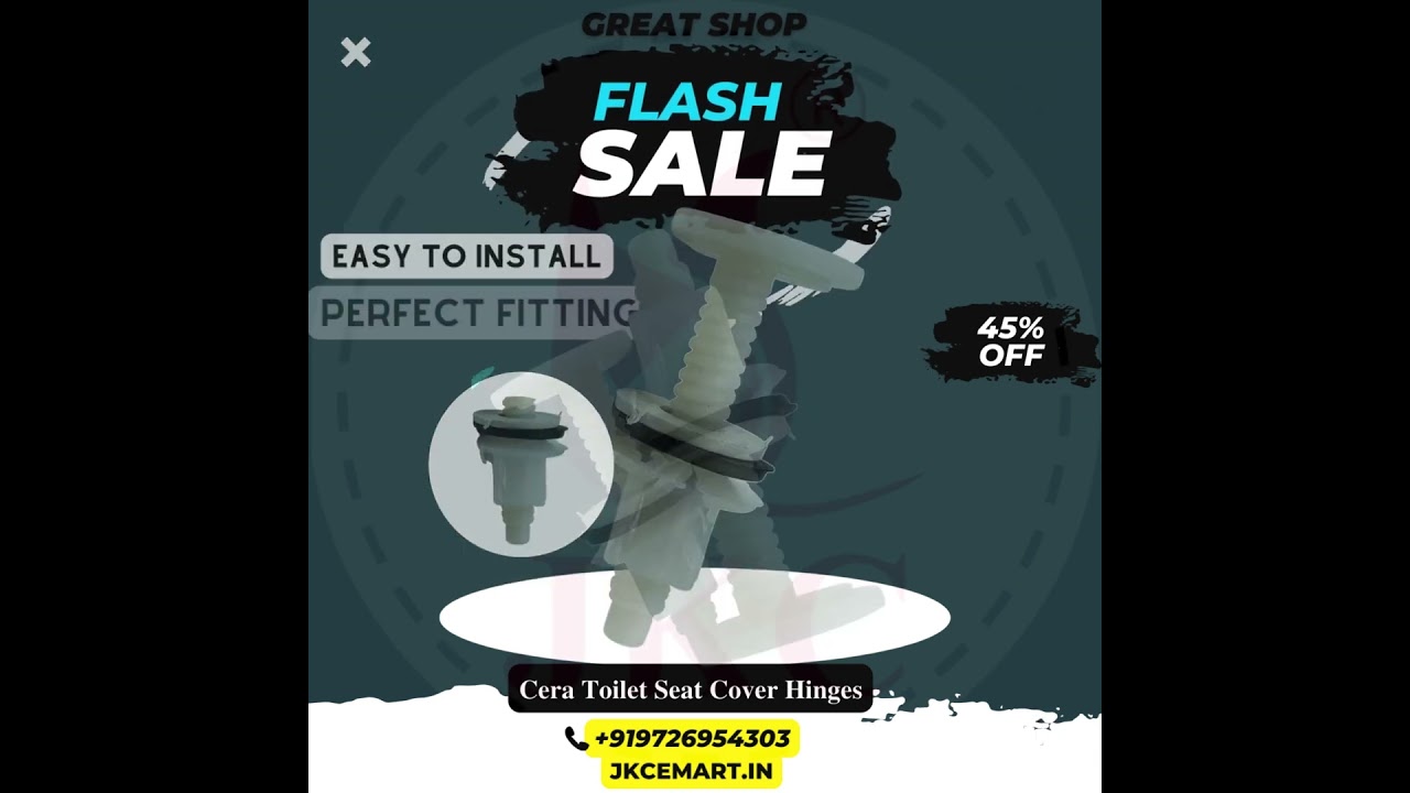 JKC Emart Bring For You Cera Type Toilet Seat Cover Hinges | Water leakage Solution