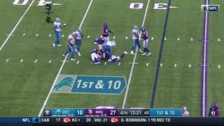 Matthew Stafford HEAD Injury Vs Vikings Week 9 2020 NFL CONCUSSION