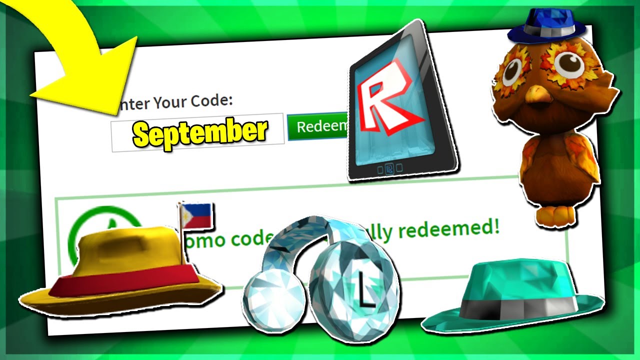 September All Working Promo Codes On Roblox 2019 Philippines