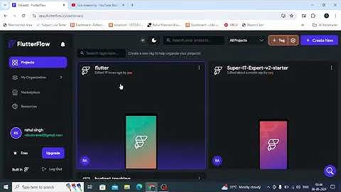 Flutterflow tabbar widget | Nocode explained in hindi