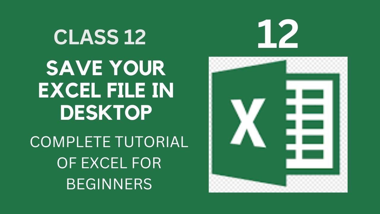 How to save excel file on desktop | save excel file in desktop | complete excel  | 