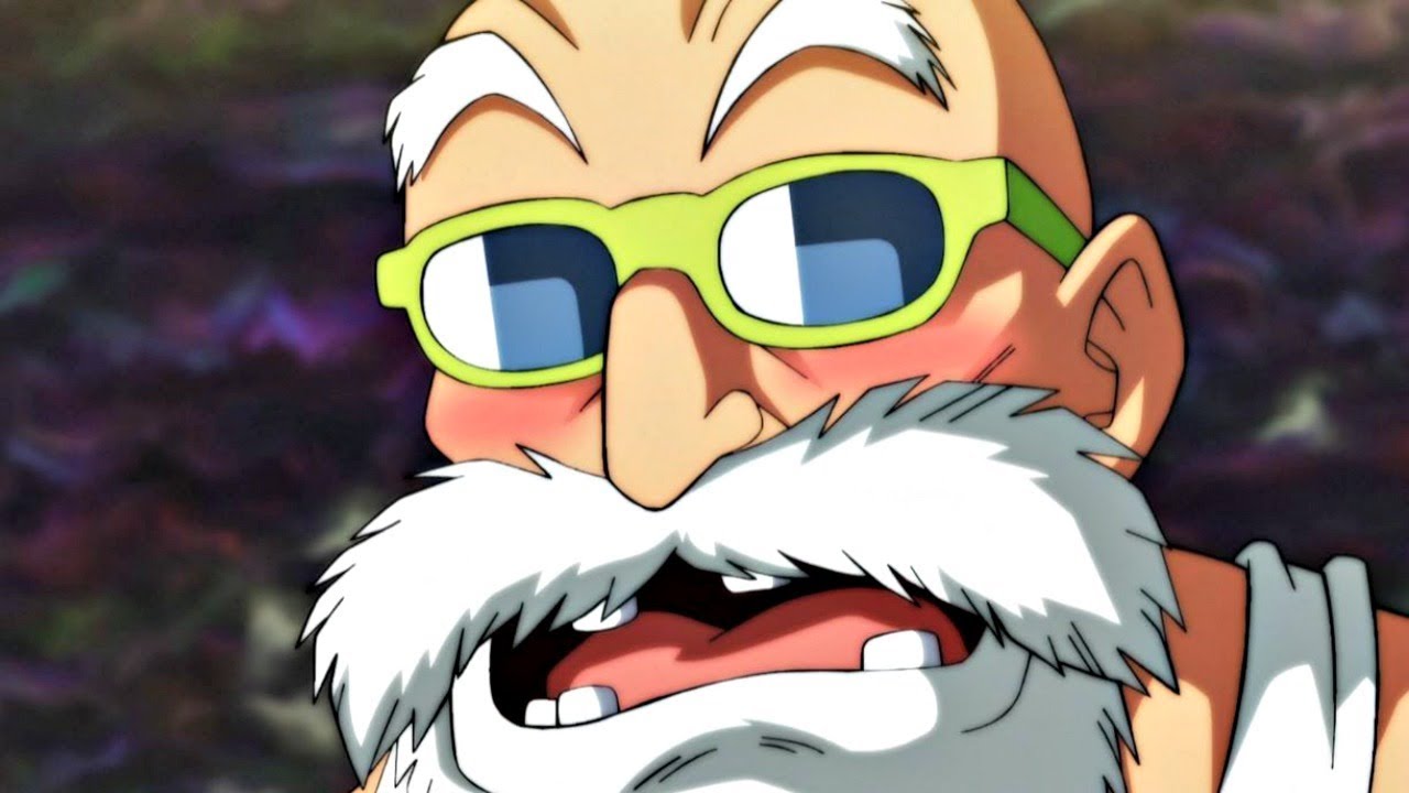 Resultado de imagen para Muten Roshi de Dragon Ball Super