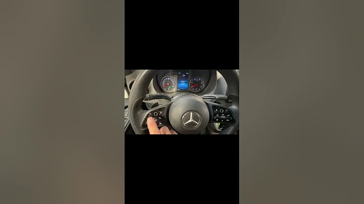 How to bring up the service menu and check the oil level on your Mercedes Sprinter. (2019-2024)