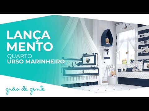 Quarto de Bebê Urso Marinheiro - Grão de Gente