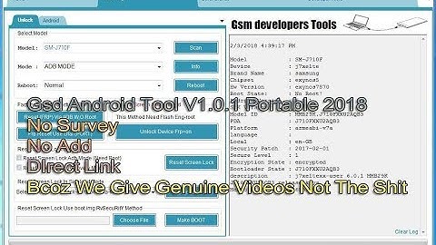 Gsd Android Tool V1.0.1 Release Portable 2018