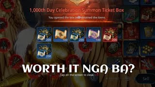 Mir4 Global ~ 1,000th Day Celebration Summon Box 🔥🔥 Flex ko lang Swerte ng Account ko 🤣