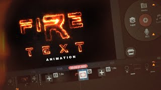How To Edit 🔥 Fire Effect Text Animation In KineMaster - New Text Editing Tricks | D Boy Dixit screenshot 5