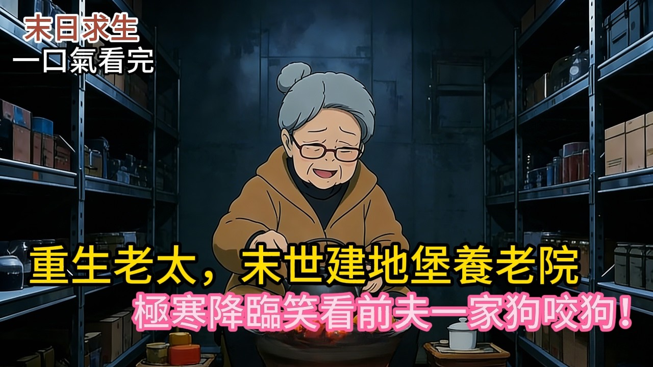 【🔥60歲婆婆末世復仇記】60歲被逼離婚、掃地出門？用廢品打造末日地堡养老院！當全城凍成冰雕時，我在地下室圍爐煮茶，看前夫家表演「狗咬狗」！#novel #小說 #穿越 #anime #comics