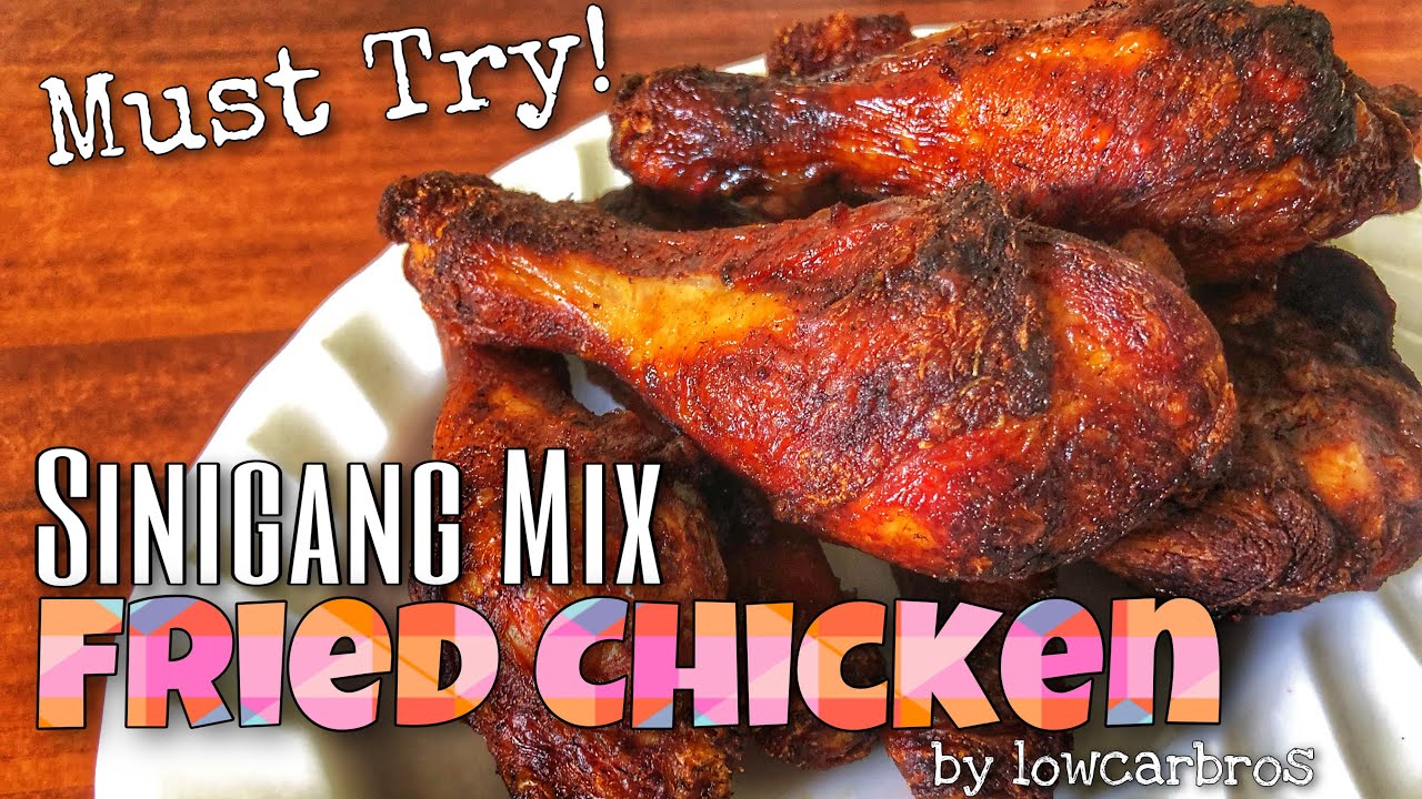 Sinigang Mix Fried Chicken Savory Fried Chicken LCIF Keto Low Carb