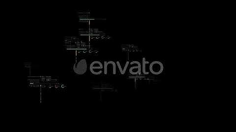 Futuristic Floating Digital Numbers Telemetry | Motion Graphics - Envato elements