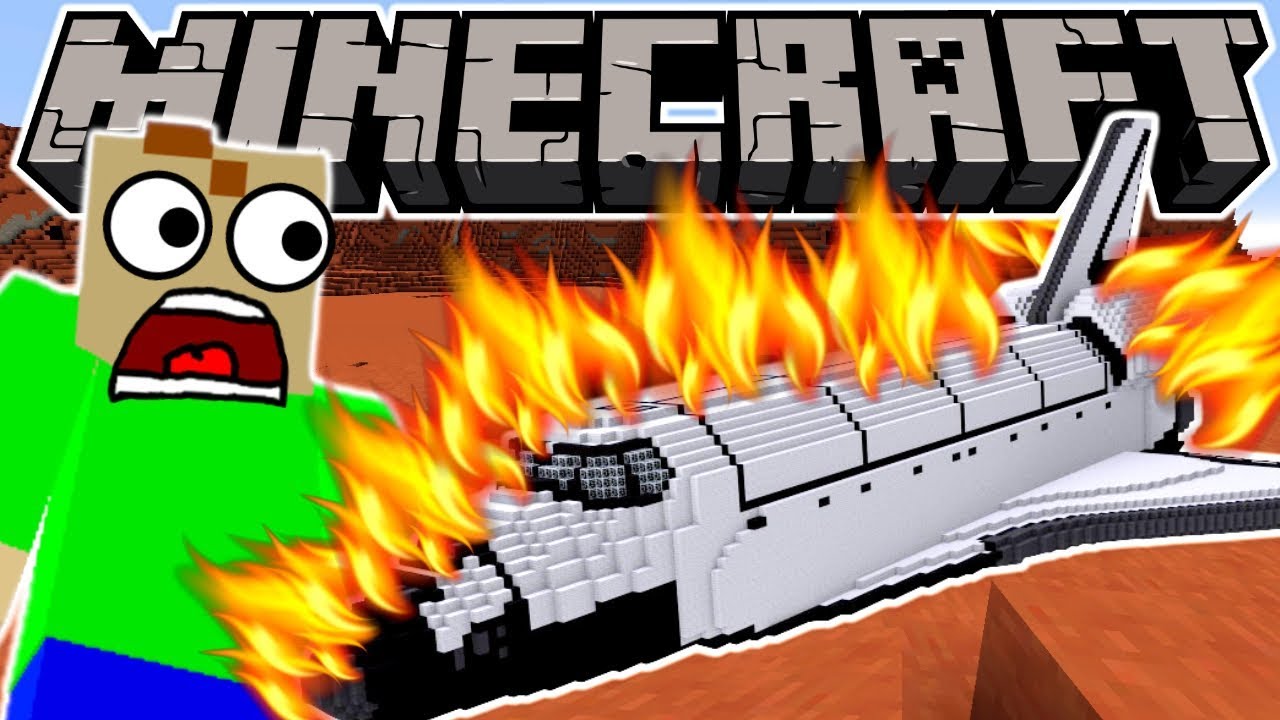 I M Stranded After My Spaceship Crashed In Minecraft Youtube