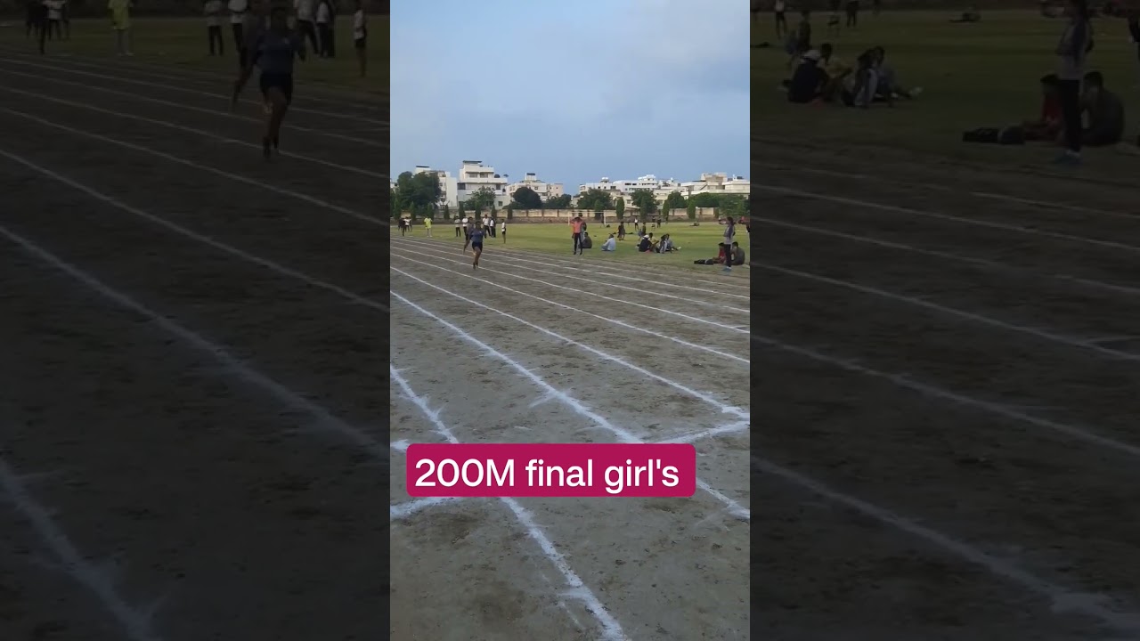 200M final Race Jaipur district tornament rajsthan college 