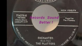 Enchanted The Platters 45 Rpm Record At 45000 Hrz