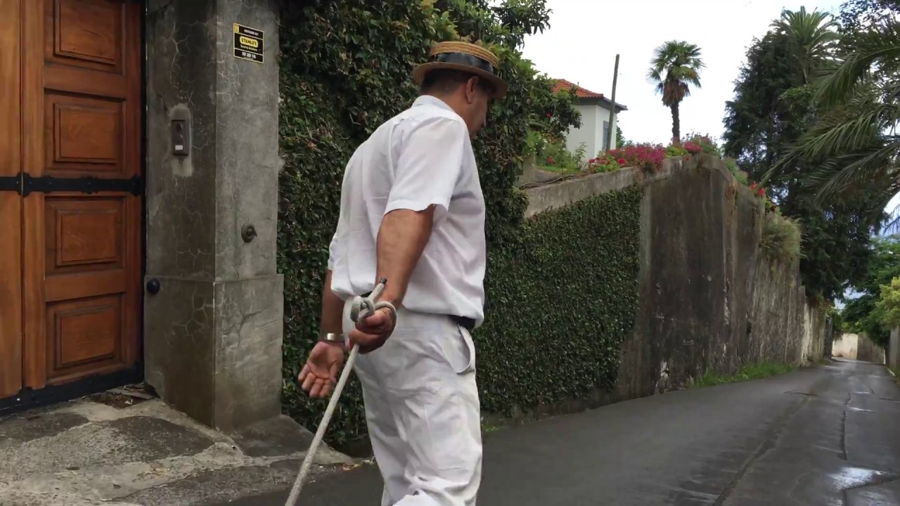 Wicker Toboggan Sled Ride (full) - Madeira 4k