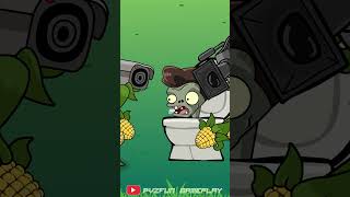 Zombie skibidi toilet #8 - Funny PvZ Animation #meme #pvz2 #animation