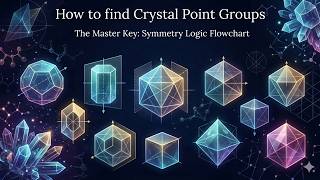 How to find Crystal Point Groups The Master Key Symmetry Logic Flowchart/ @geologyelearning