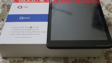 QMOBILE QTAB 850 FIRST LOOK AND BRIEF REVIEW 2015 EDITION
