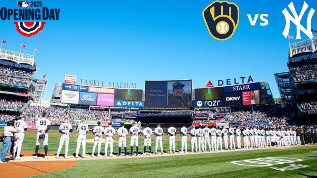 2025 Opening Day - Milwaukee Brewers vs New York Yankees Full Game | 3/27/25