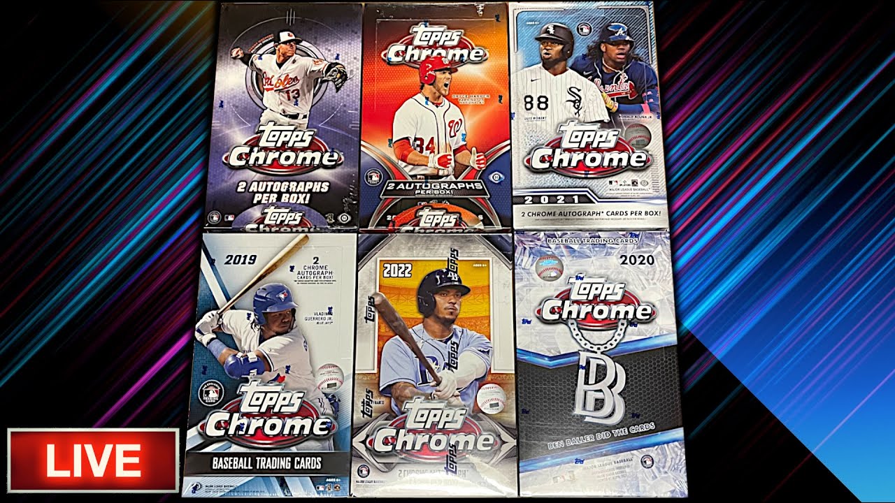 PSA Reveal & Topps Chrome Through the Years Baseball Cards Opening