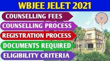 JELET Counselling Process 2021 | WBJEE JELET 2021 | JELET Documents Required | JELET Choice Filling