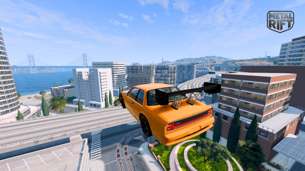 Epic High Speed Car Jumps #7 | BeamNG Drive | Metal Rift