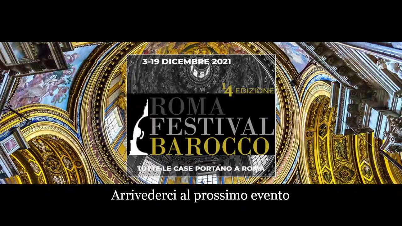 DIRETTA XIV Roma Festival Barocco - SESTO CONCERTO