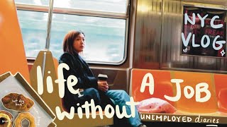Unemployed in my 20s☁︎ ep 2: day in the life without a job in nyc & prioritizing my health