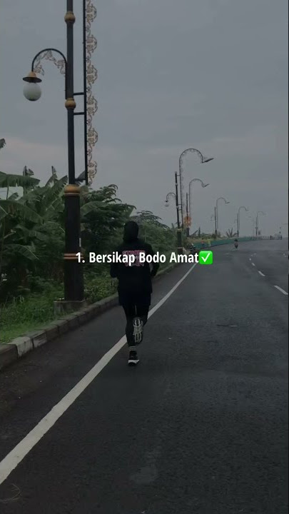 Tips buat kalian yang malu kalo lagi olahraga sendiri😊