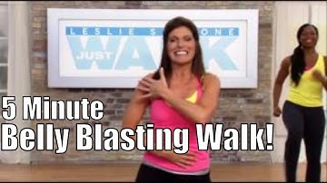 5 Minute Belly Blasting Walk!