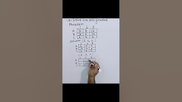 Assignment problem (Linear programming)