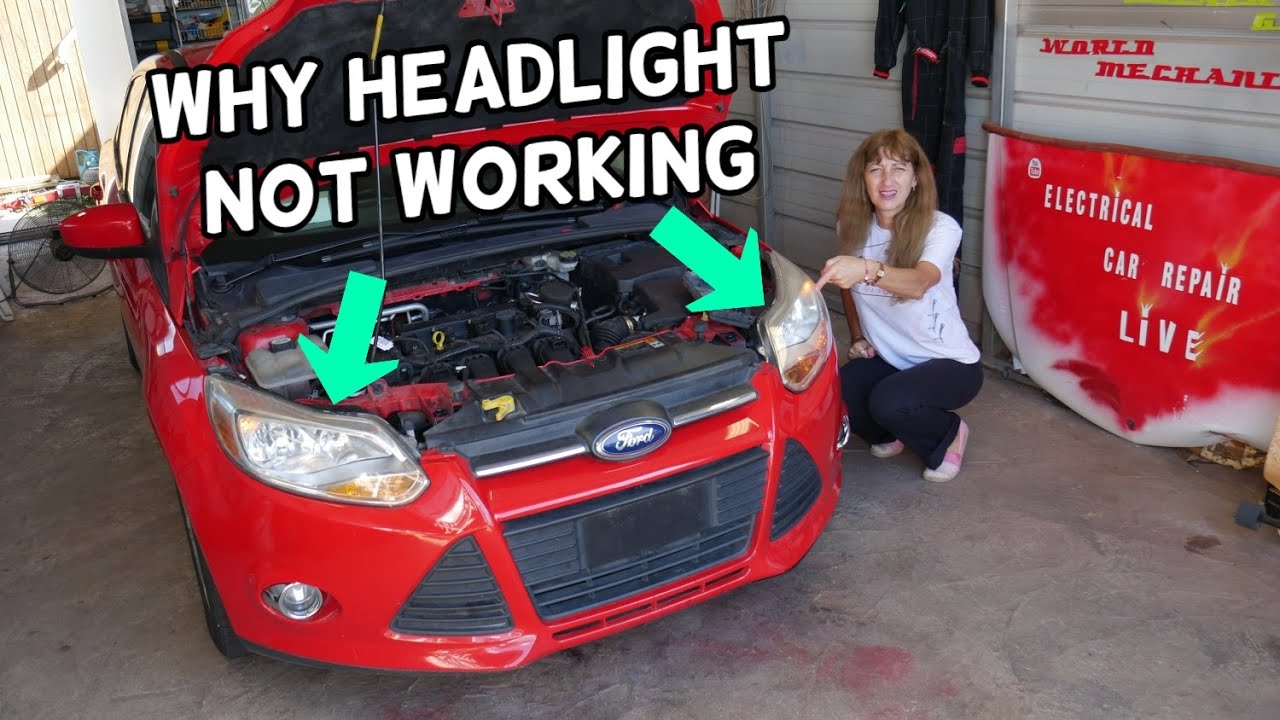 FORD FOCUS HEADLIGHT NOT WORKING | WHY HEADLIGHTS DO NOT WORK FIX