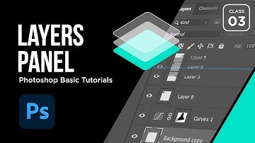 Layers Panel - Adobe Photoshop for Beginners - Class  3 - Urdu / Hindi