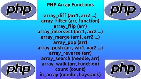 PHP Array Functions