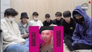 Bts reaction to BLACKPINK ROSE  : TIKTOK edits [part3]