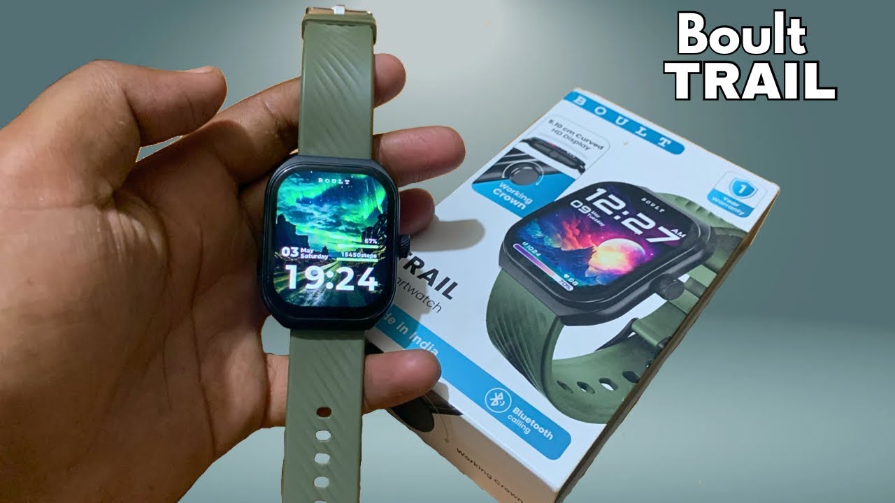 Boult Trail 3d Carved Display Smartwatch 2025