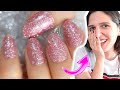 UÑAS con GLITTER de GEL en CASA (probando con maquina de Aliexpress) 😊 Caro Trippar Vlogs