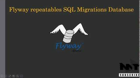 Flyway repeatables SQL Migrations Database