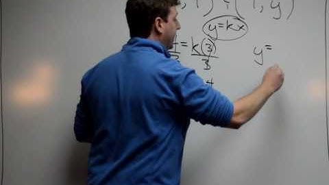Missing Value Direct Variation