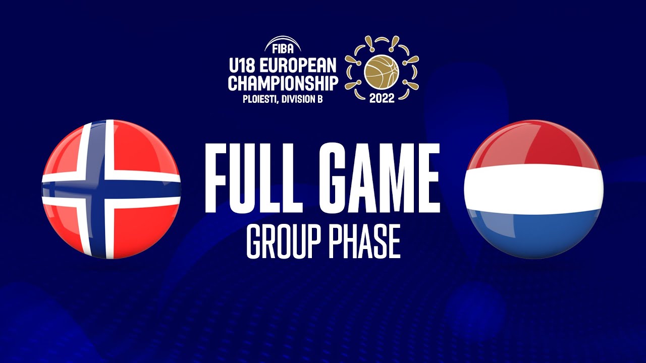 Norway V Netherlands Full Basketball Game Fiba U18 European Championship 22 Division B Youtube