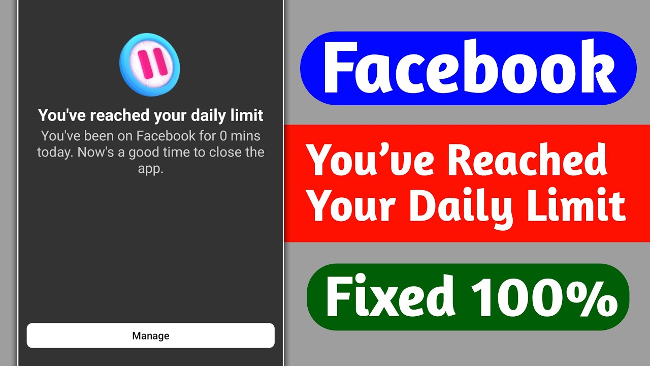 Fix Facebook You've reached your daily limit Problem 2026 || You've
