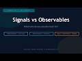 Signals vs Observables — Which One Should You Use? | Angular Signals &amp; RxJS