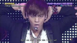 SHINee - Sherlock (Clue + Note) (Happy Music Live 2012) (ENG SUBS