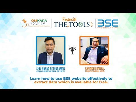 THE TOOLS: HOW TO USE BSE WEBSITE EFFECTIVELY