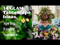 New top 14 glam tablescape ideas compilation  spring  easter  summer decoratewithme