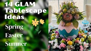 NEW* TOP 14 GLAM TABLESCAPE IDEAS COMPILATION | SPRING | EASTER | SUMMER #decoratewithme