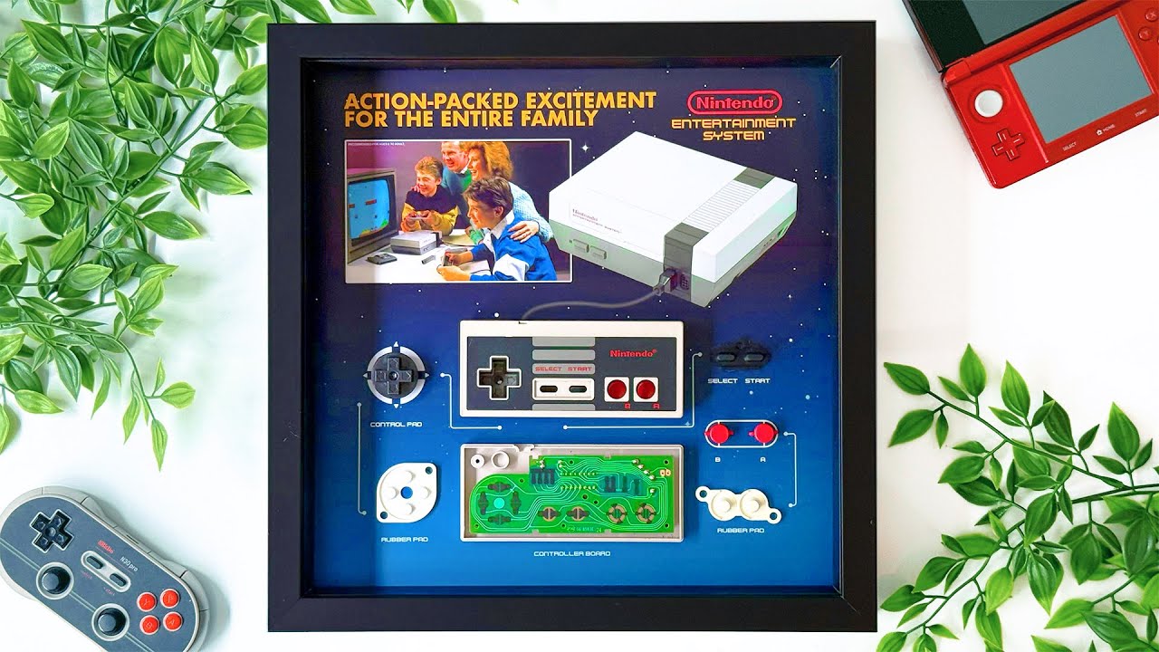 Crafting stunning Nintendo Controller wall art (Free Template!)